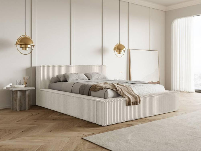NADUVI Collection Bedframe Rafe ribstof 160 x 200 cm