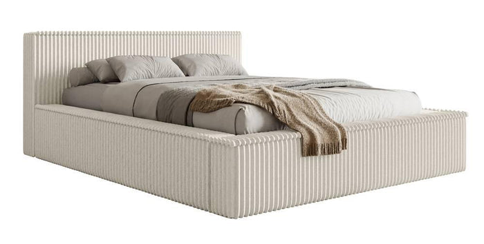 NADUVI Collection Bedframe Rafe ribstof 160 x 200 cm