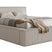 NADUVI Collection Bedframe Rafe ribstof 140 x 200 cm
