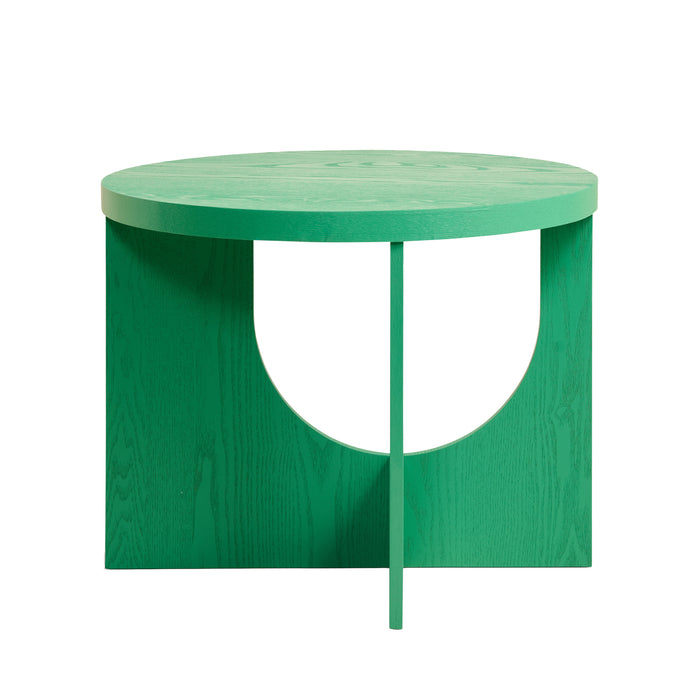 by fonQ Bulla Bijzettafel - Ø 50 cm - Groen