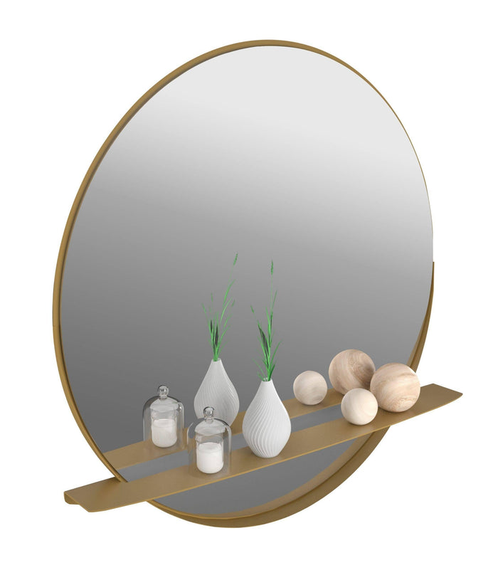 Gorillz Alien 80 - Wandspiegel 80 cm Goud