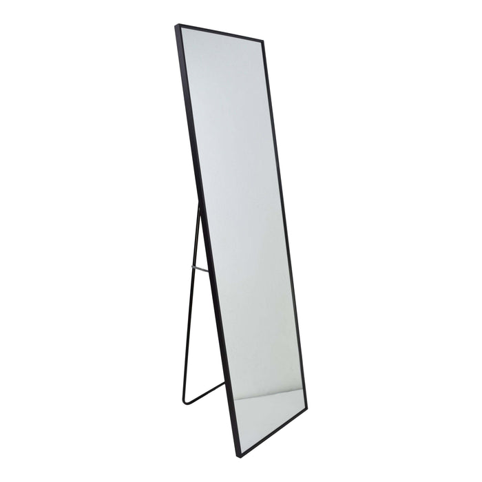Fragix York Passpiegel - Zwart - Aluminium - 150x40