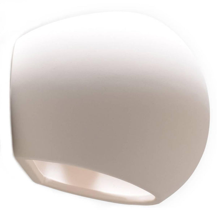 Sollux Wandlamp Globe E27 gips wit