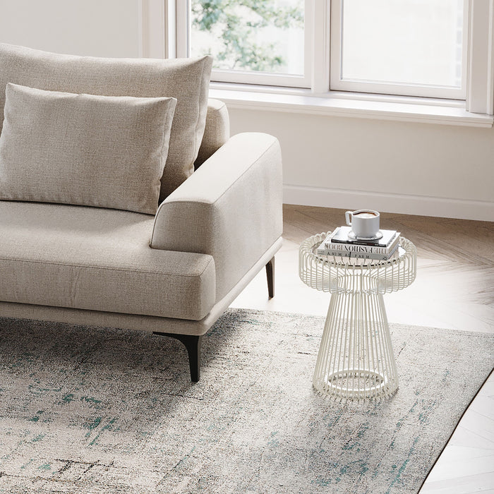 Bijzettafel Lisboa Ø38cm beige Kare Design