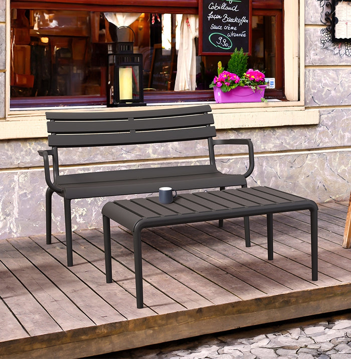 ALTEREGO AROMA XL Tuinbank - Grijs