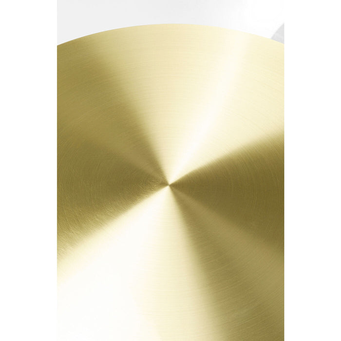 Bijzettafel Endless Vegas zwart en goud Ø40cm Kare Design