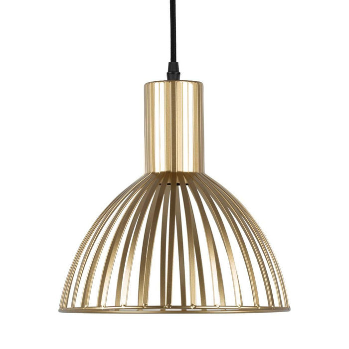 Leitmotiv - Pendant lamp Lignes Round gold painted