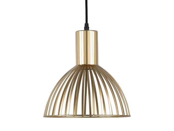 Leitmotiv - Pendant lamp Lignes Round gold painted