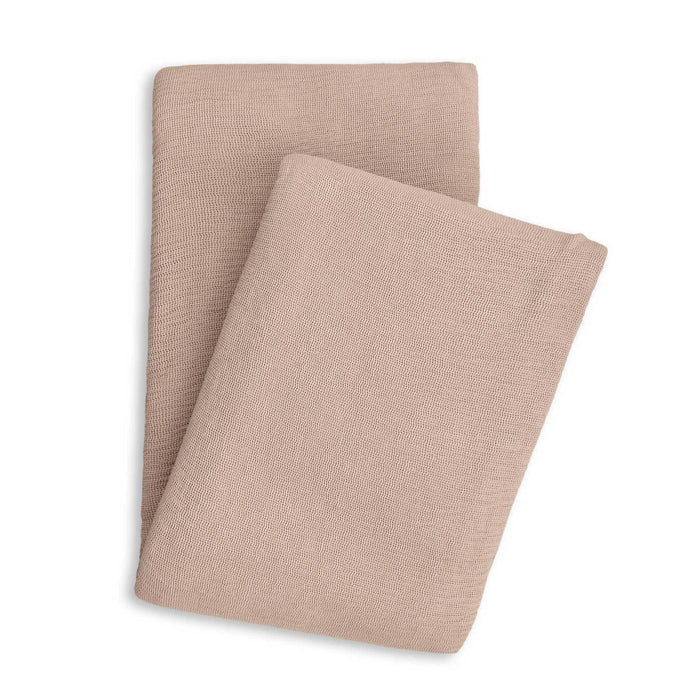 Yellow Katoen Bedsprei Plaid Ica - mellow rose