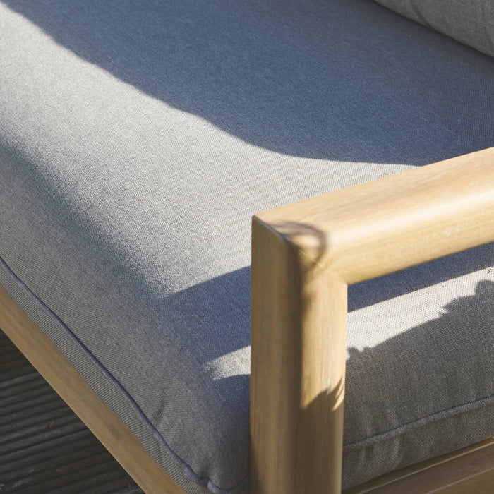 sweeek - Hoek loungeset van acaciahout voor 5 personen