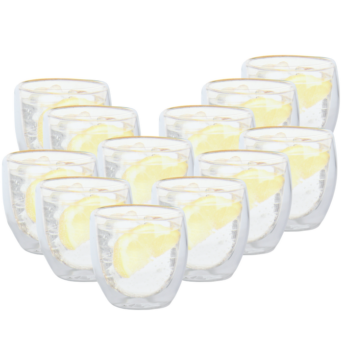 OTIX Dubbelwandige Koffieglazen Theeglazen Koffiekopjes Koffietasse...