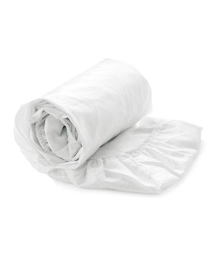 Heckett & Lane Hoeslaken Elementi Katoen Satijn 40cm Hoekhoogte white