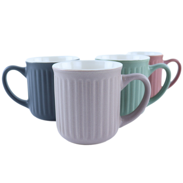 OTIX Koffiekopjes met Oor Set van 4 Koffietassen 200ml Theemok  Aar...