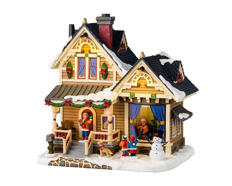 Lemax - 'Christmas Eve At Grandma'S' - Verlicht gebouw - Exclusief