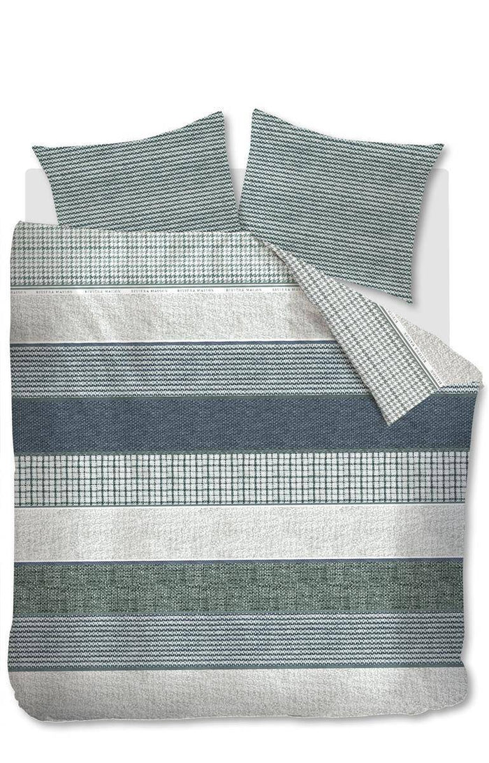 Riviera Maison Tailor  dekbedovertrek - 260x200|220 - Groen