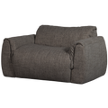 WOOOD Baggy Loveseat - Geweven Stof - Warmgrijs Melange - 81x138x101