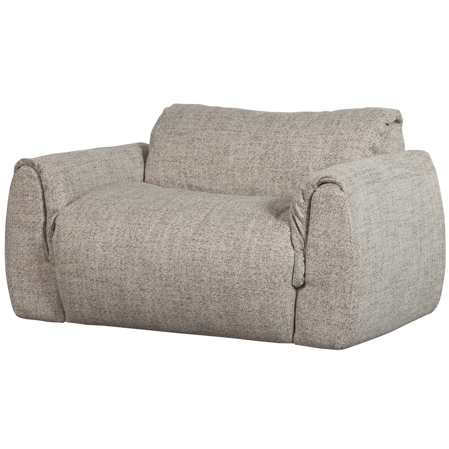 WOOOD Baggy Loveseat - Geweven Stof - Naturel Melange - 81x138x101