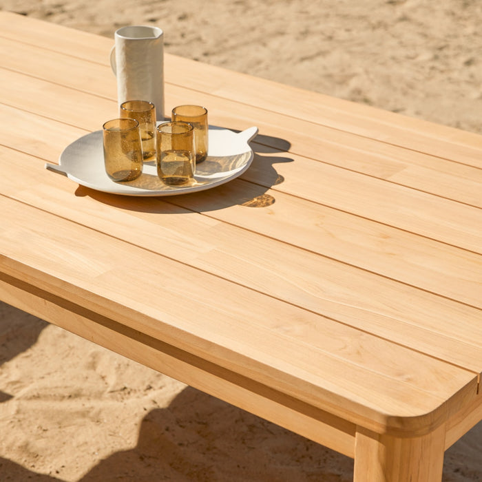 Tikamoon - Massief teakhouten tuintafel 205 Leon