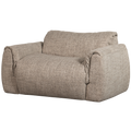 WOOOD Baggy Loveseat - Geweven Stof - Bruin Melange - 81x138x101