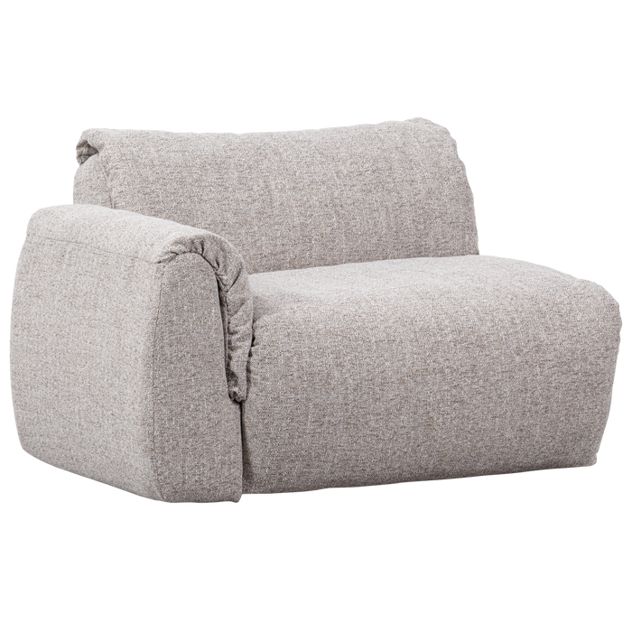 WOOOD Baggy 1-Zits Met Arm Links - Geweven Stof - Naturel Melange -