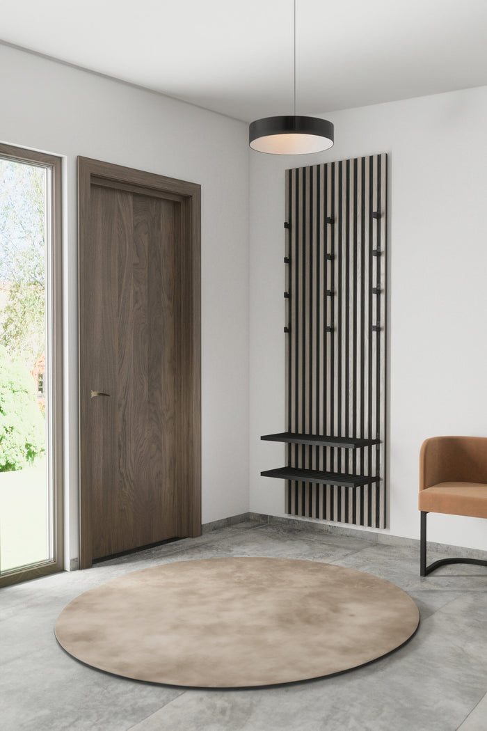 Fjôrd - Kapstok Zwart|Whitewash - 73x3x114cm - Nimes