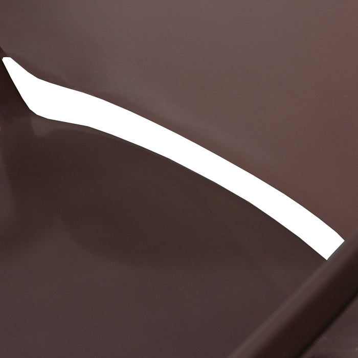 WOOOD Bent Tuinstoelen - Kunststof - Paars|Bruin - Set van 2