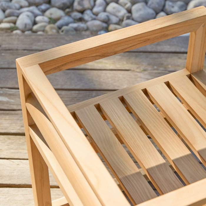 Tikamoon - Massief teakhouten tuinstoel Noah