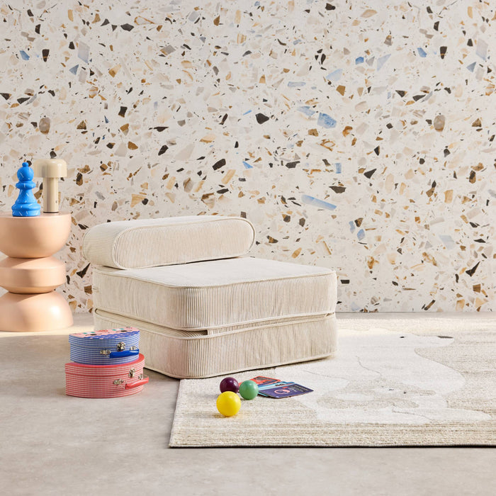 sweeek - Uitklapbare kinderstoel van corduroy