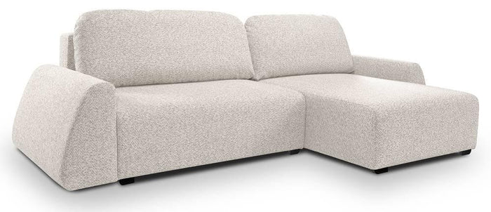 Selsey Design Talula hoekbank links|rechts chenille met slaapfunctie