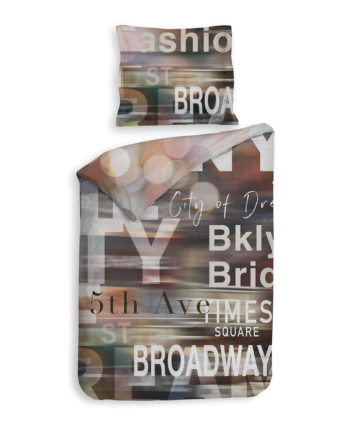 Heckett Lane Dekbedovertrek Katoen Satijn Lenny - multi