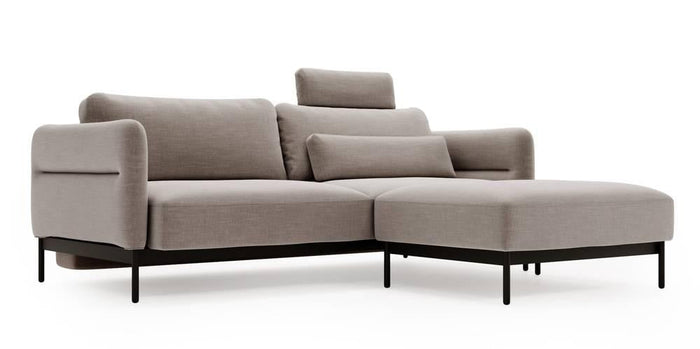 NADUVI Collection 3-zitsbank Selene met poef