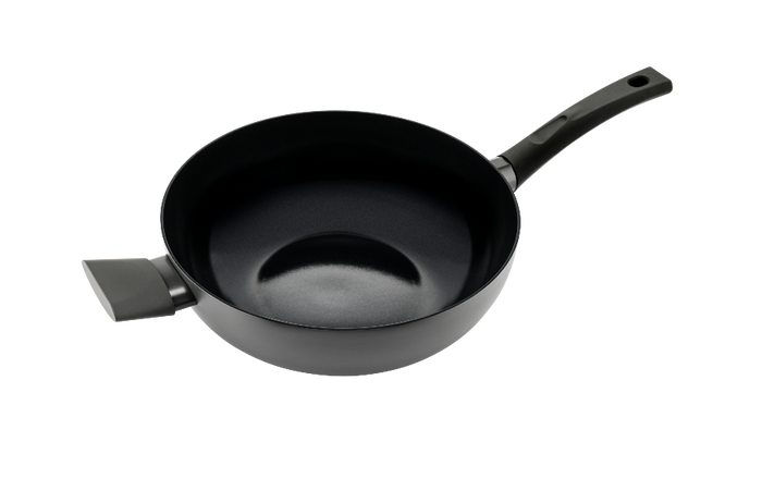 ISENVI Avon keramische wokpan 28 CM - Ergo greep
