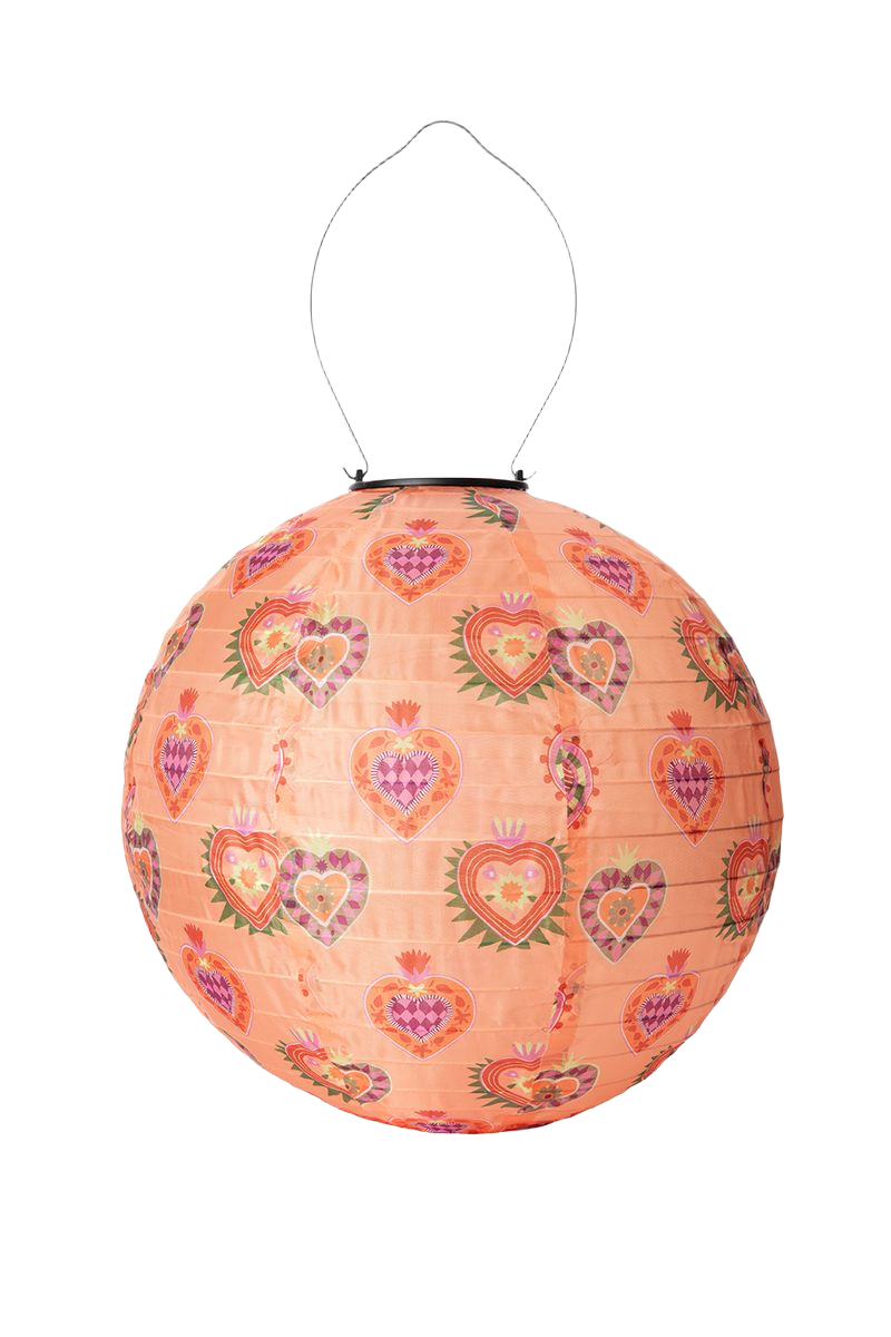 Sissy-Boy Oranje lantaarn met hartjes print