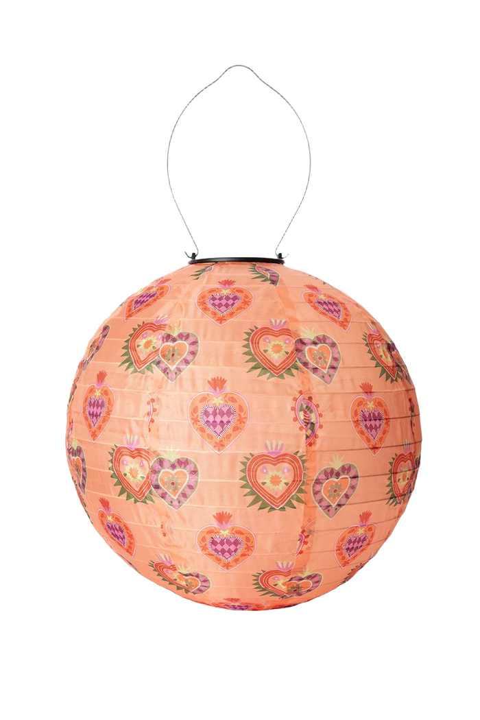 Sissy-Boy Oranje lantaarn met hartjes print