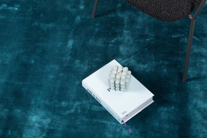 Fjôrd - Vloerkleed Turquoise - Ø200cm - Indra