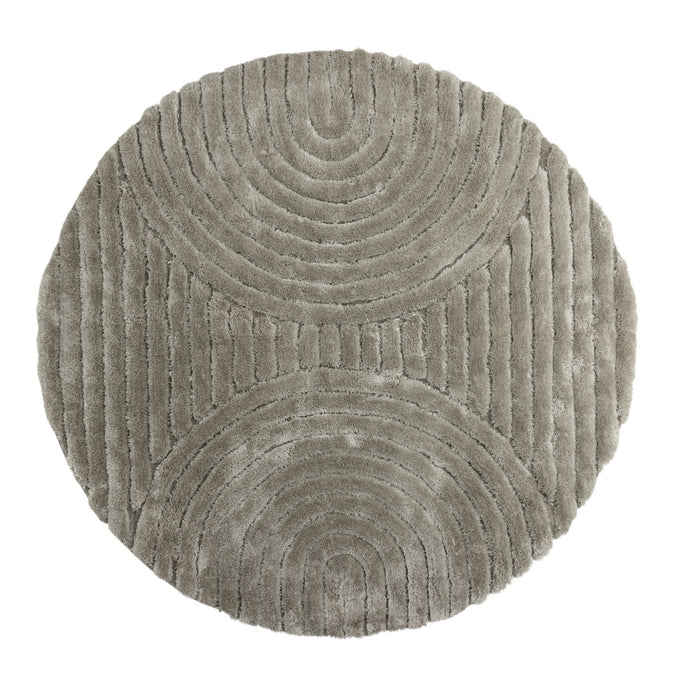 Fjôrd - Vloerkleed Greige - Ø200cm - Niklas