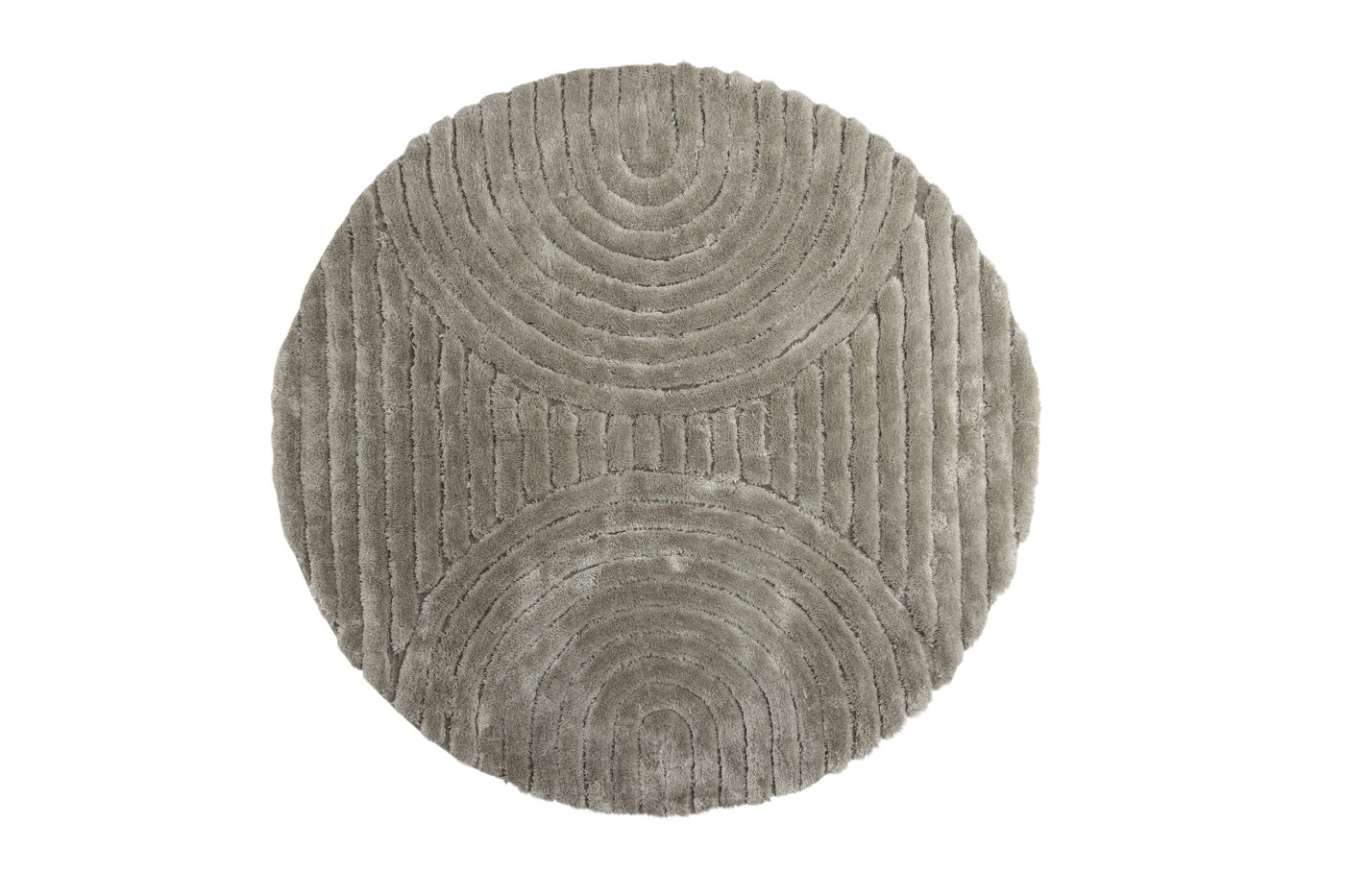Fjôrd - Vloerkleed Greige - Ø200cm - Niklas