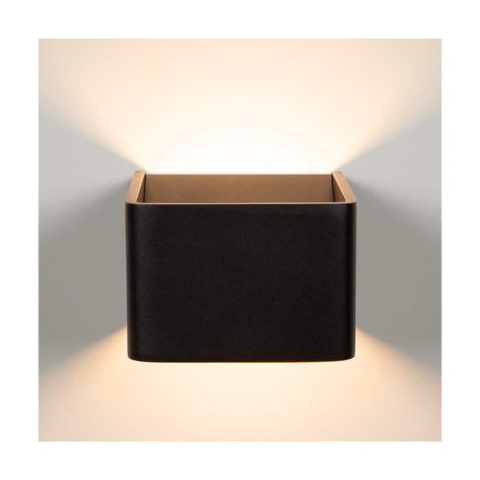 Atmooz Calla - Wandlamp - Wandspot - Zwart - 10 x 10 cm