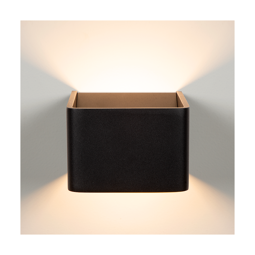 Atmooz Calla - Wandlamp - Wandspot - Zwart - 10 x 10 cm