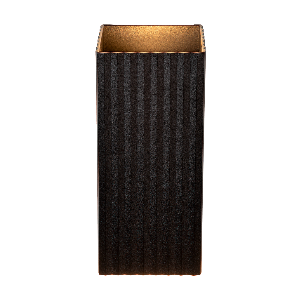 Atmooz Wandlamp Ribble - Zwart Rechthoekig - Muurverlichting