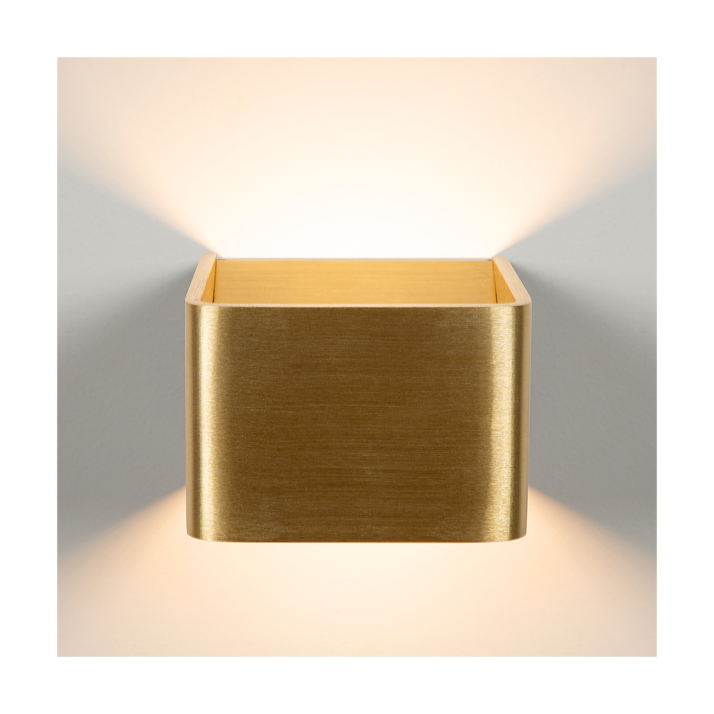 Atmooz Calla - Wandlamp - Wandspot - Brons - Antique Brass - 10x10 cm