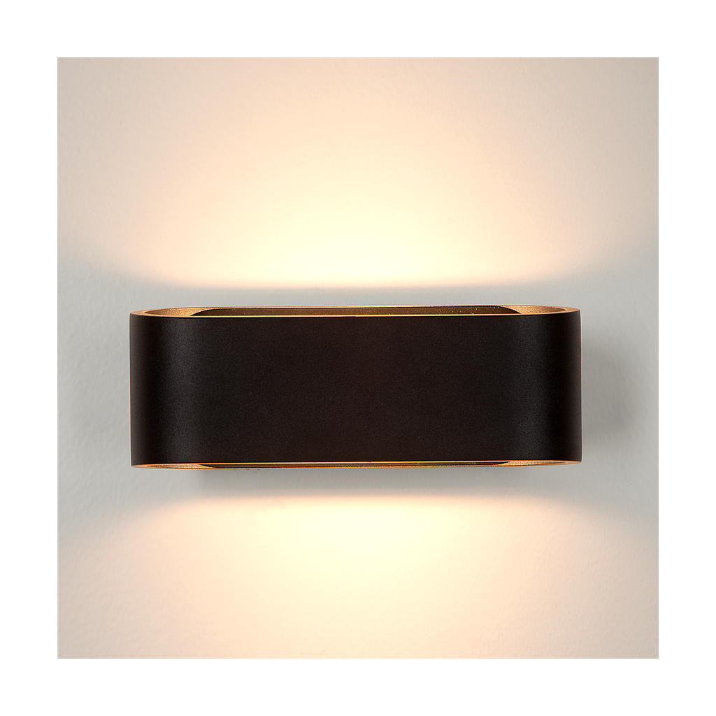 Atmooz Lily - Wandlamp - Wandspot - Zwart - 16 x 7 cm