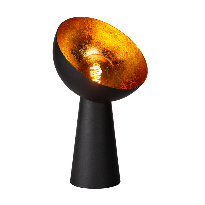 Atmooz Hopi - Tafellamp - Zwart en Goud - Metaal - 43 cm
