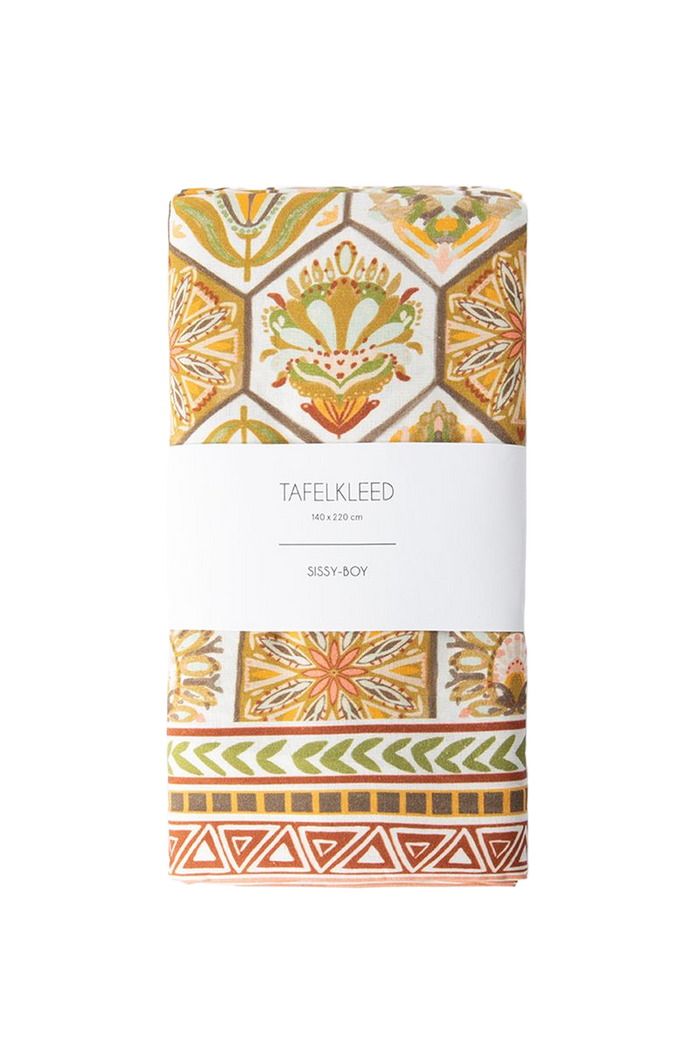 Sissy-Boy Multicolour tafelkleed met bloemenprint (140x220 cm)