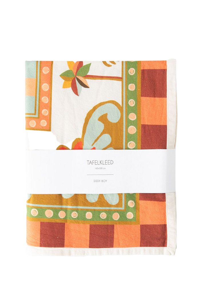 Sissy-Boy Multicolour tafelkleed met print (160x300cm)