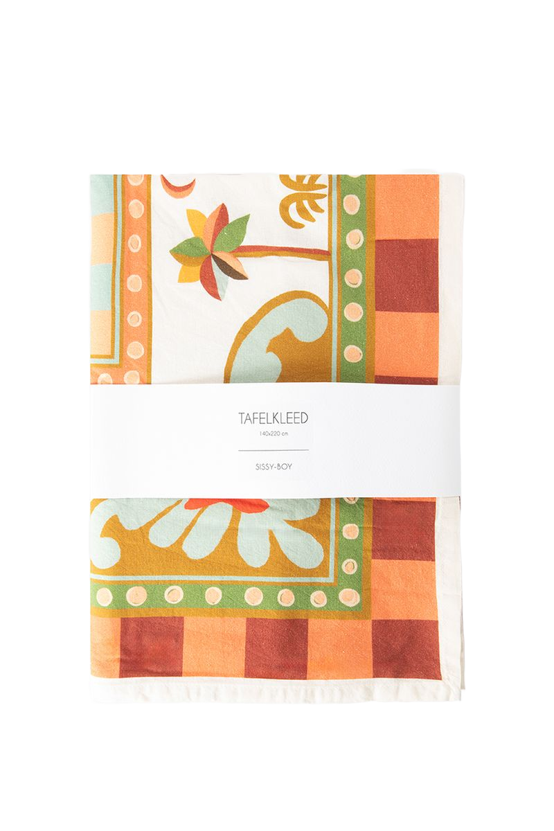 Sissy-Boy Multicolour tafelkleed met print (140x220cm)