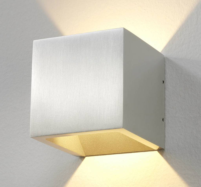 Artdelight Wandlamp Cube Aluminium Led 10 x 10 cm IP54
