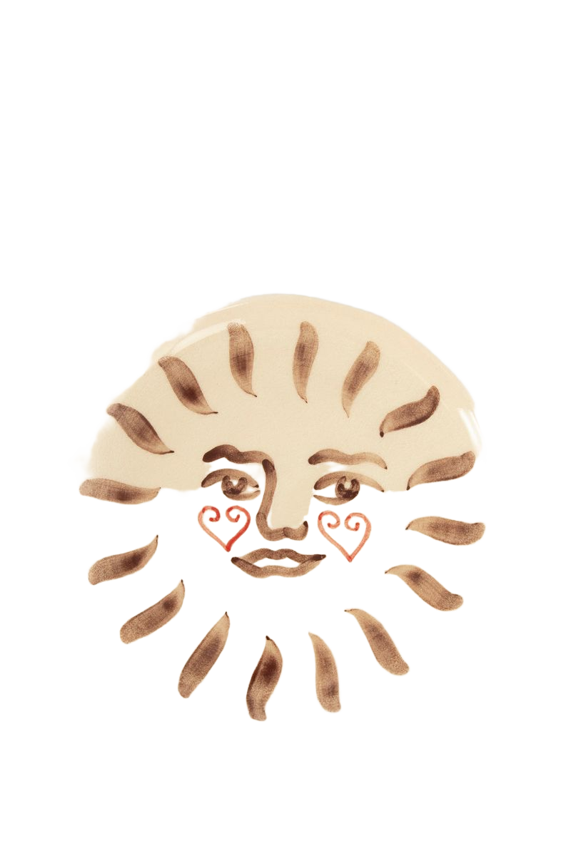 Sissy-Boy Beige ontbijtbord cheaky heart