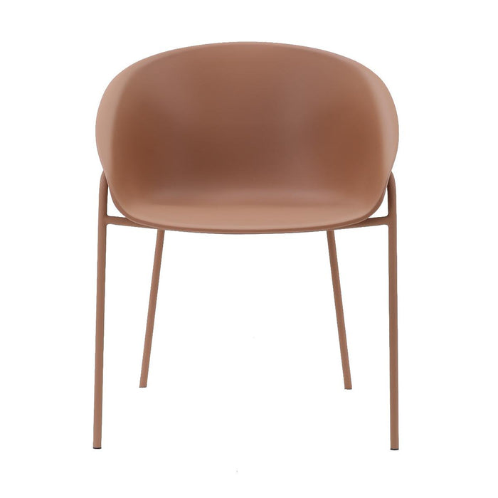 DS4U - Ella kunststof eetkamerstoel - terracotta