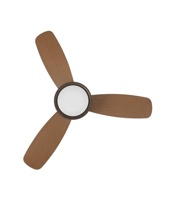 Lucci Air Plafondventilator Airfusion Flusso Bruin 18W Led Ø 132cm